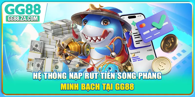 Hệ thống nạp rút tiền sòng phẳng minh bạch tại GG88